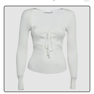Jonathan simkhai alexia top size medium white